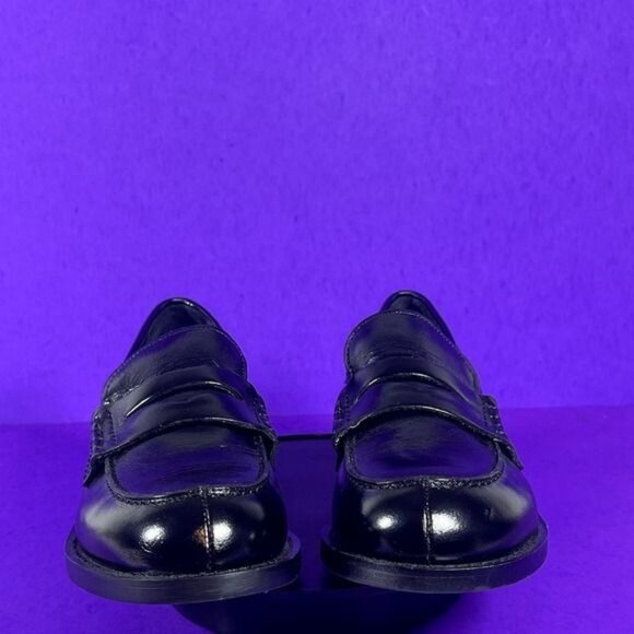 Jeffrey Campbell Women's Black Leather Loafers Shoe‎ Size 6.5 - Picture 3 of 9